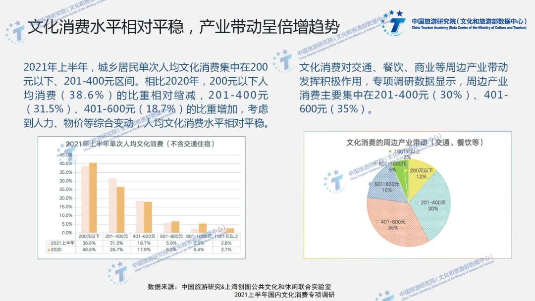 2021上半年全国文化消费数据报告（PPT版）